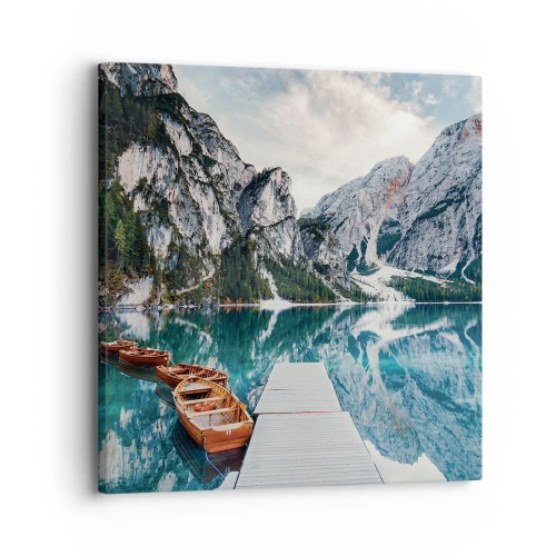 Bild auf Leinwand - Leinwandbild - Wir zeigen Ihnen Schönheit - 30x30 cm