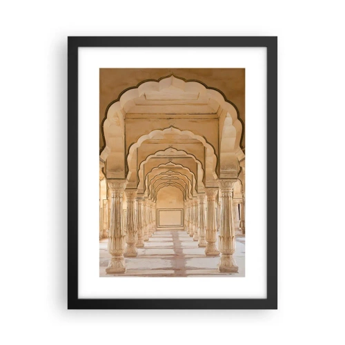 Poster in einem schwarzem Rahmen - Im Palast des Maharadschas - 30x40 cm