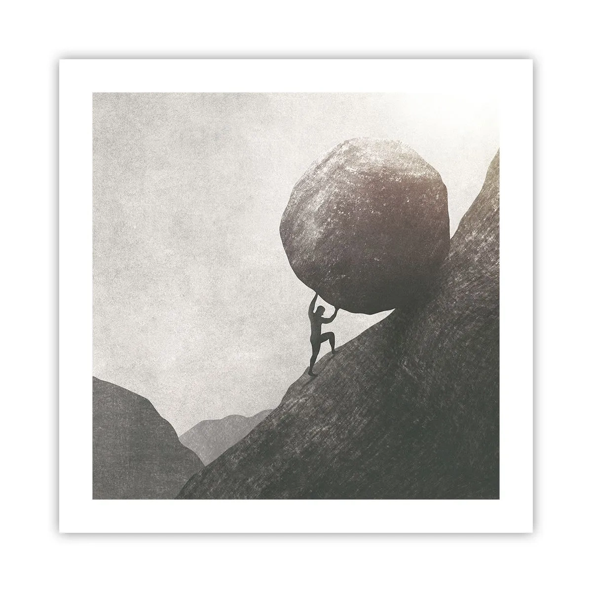 Poster - Ich glaube wider alle Hoffnung - 50x50 cm