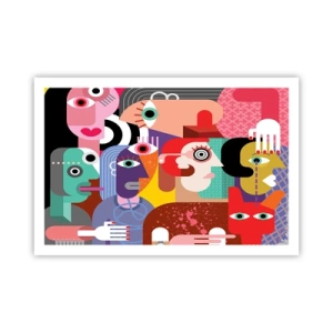 Poster - Wir sind von Herrn Picasso - 91x61 cm