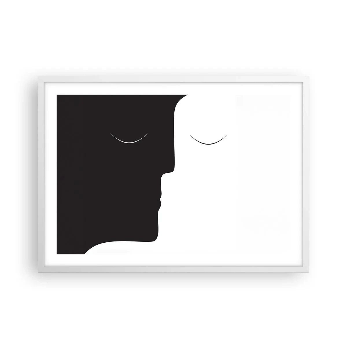 Poster in einem weißen Rahmen - Einheit der Gegensätze - 70x50 cm