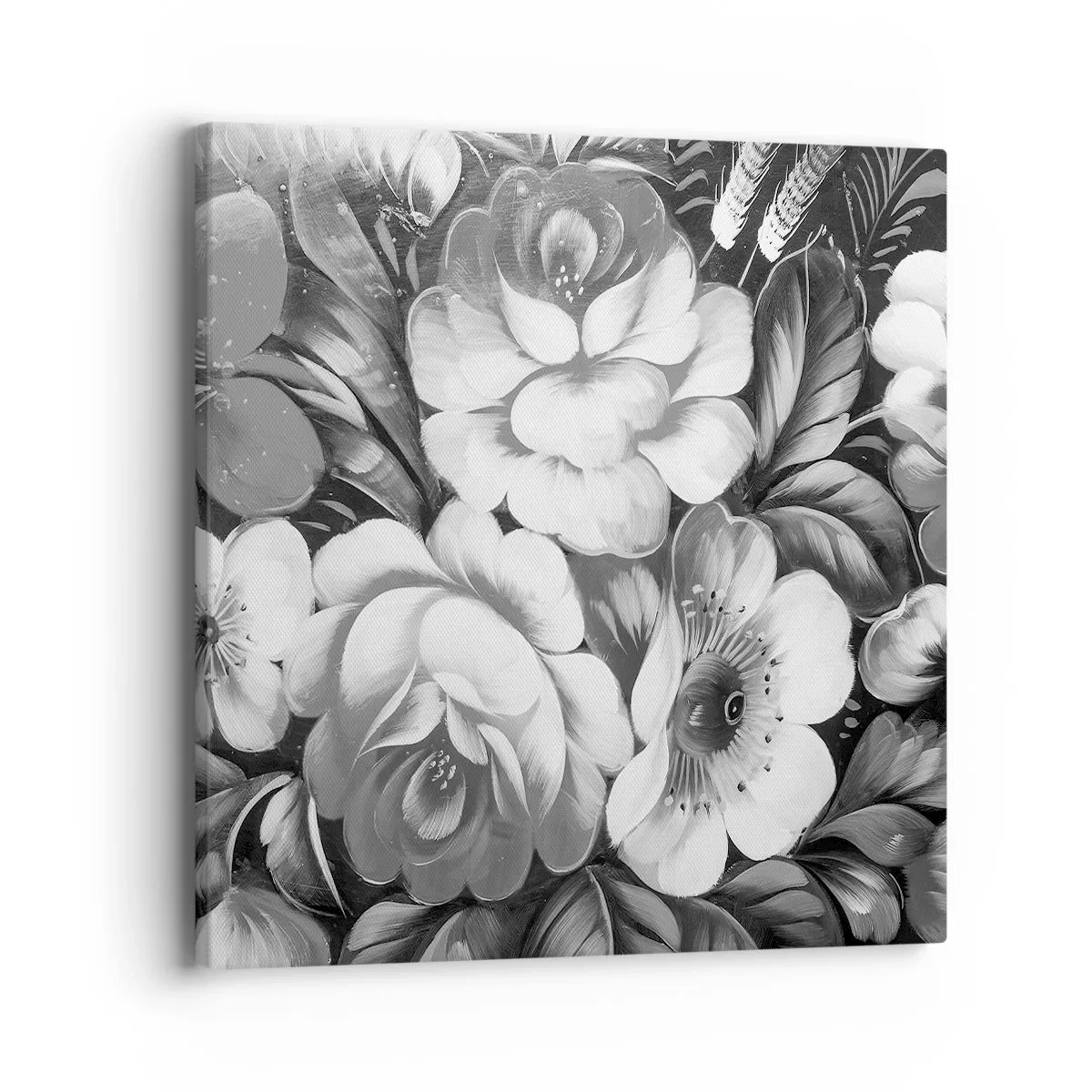 Bild auf Leinwand - Leinwandbild - Schön auch in Grau - 40x40 cm