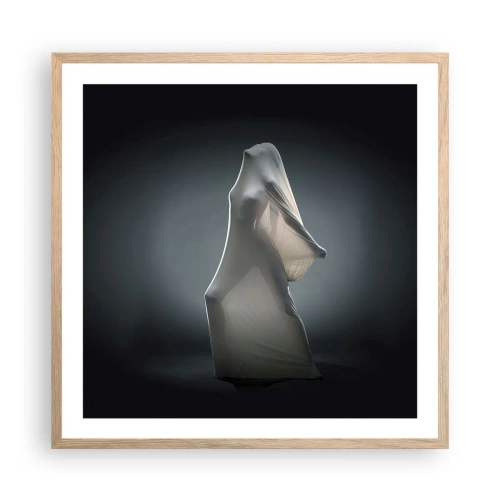 Poster in einem Rahmen aus heller Eiche - Versteckte Wünsche - 60x60 cm