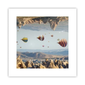 Poster - Hier ist alles möglich - 30x30 cm