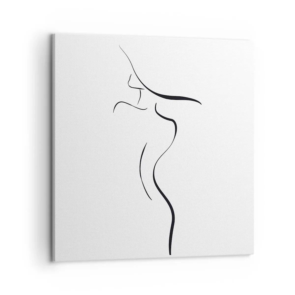 Bild auf Leinwand - Leinwandbild - Flüchtig wie eine Welle - 50x50 cm