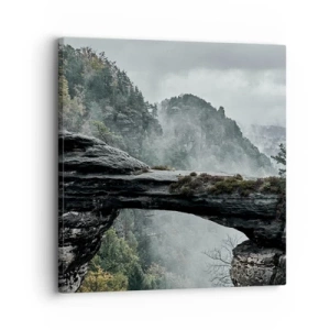 Bild auf Leinwand - Leinwandbild - Abenteuer beginnt gleich - 30x30 cm