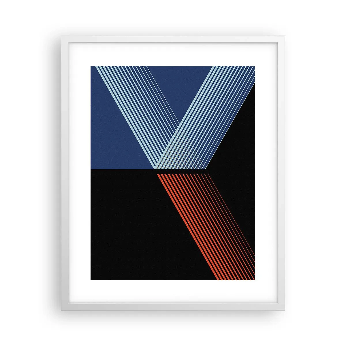 Poster in einem weißen Rahmen - Eine einfache Geschichte - 40x50 cm