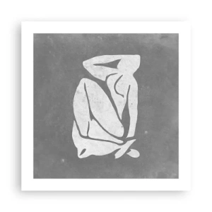 Poster - In Gedanken versunken - 50x50 cm