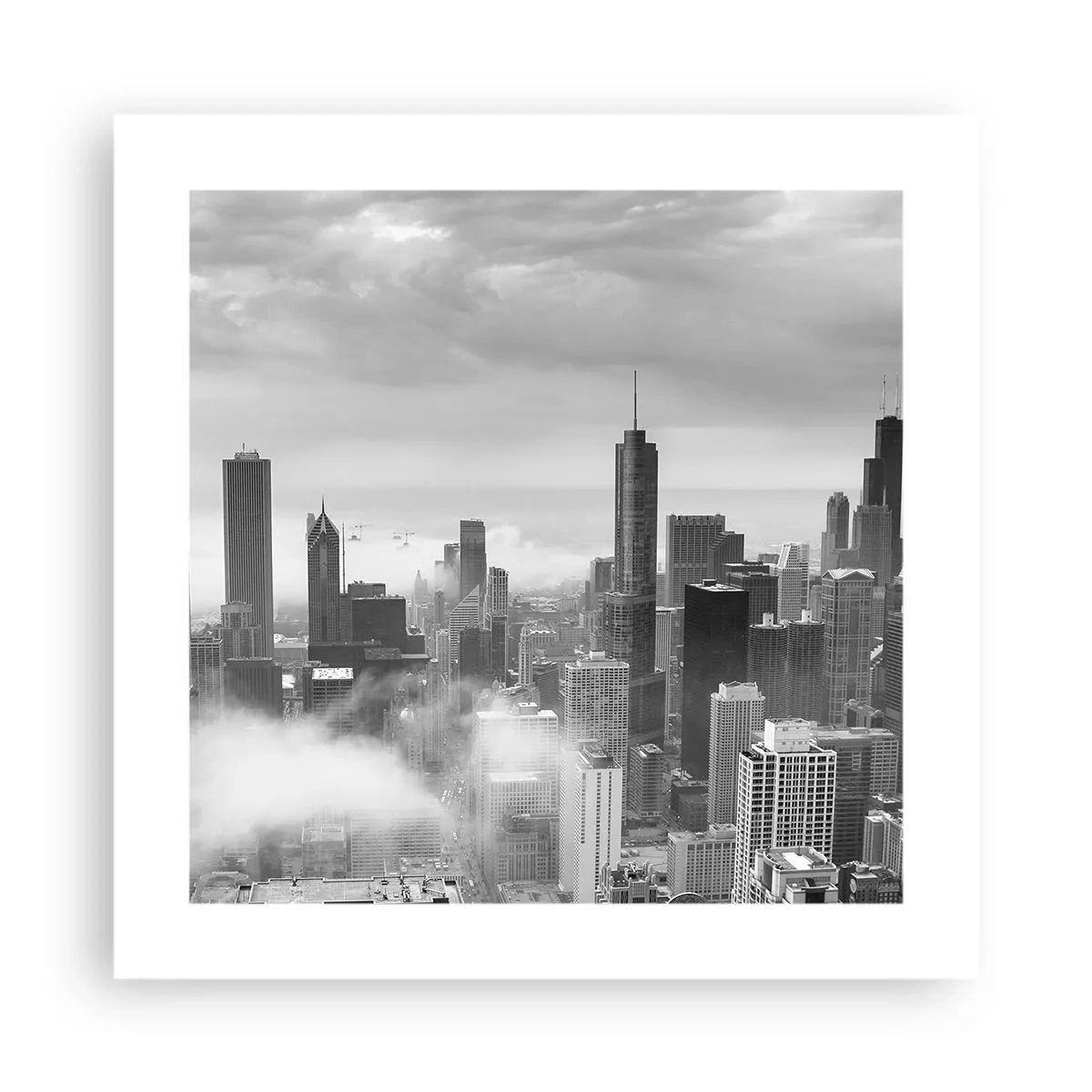 Poster - Amerikanische Landschaft - 40x40 cm