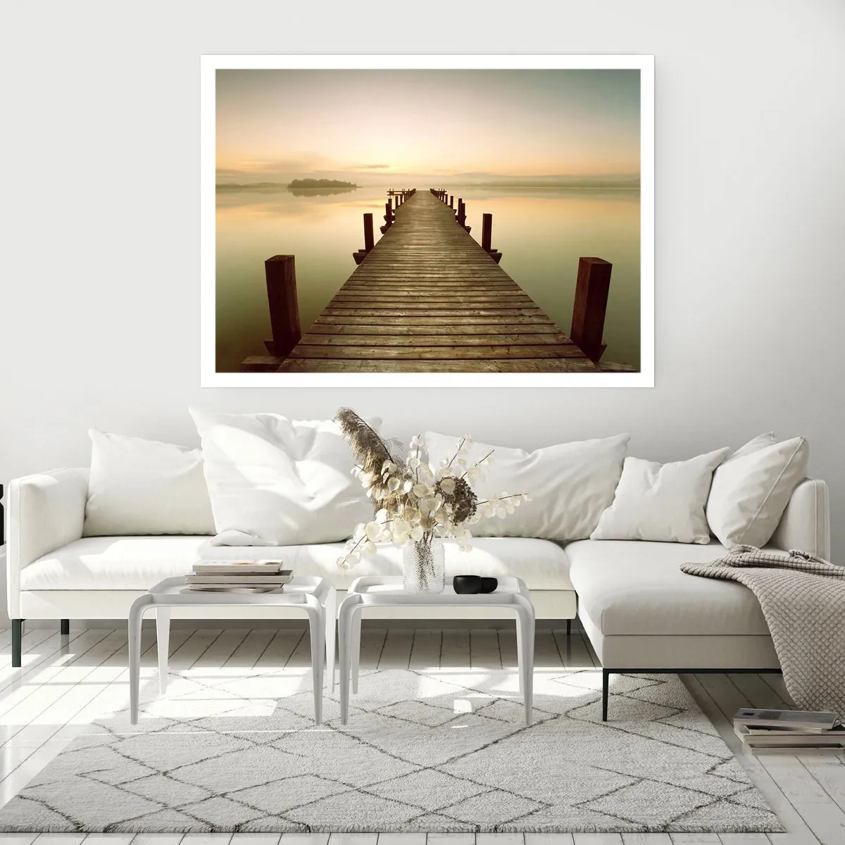 Poster - Tagesanbruch, Morgendämmerung, Licht - 40x30 cm