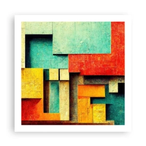 Poster - Festival der rechten Winkel - 60x60 cm