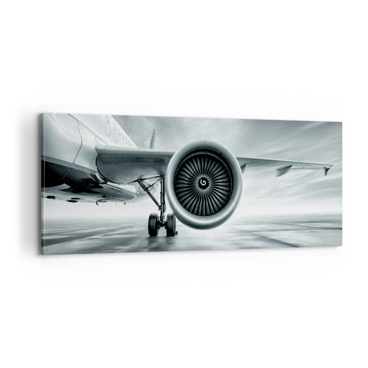 Bild auf Leinwand - Leinwandbild - Die Macht ist da! - 100x40 cm