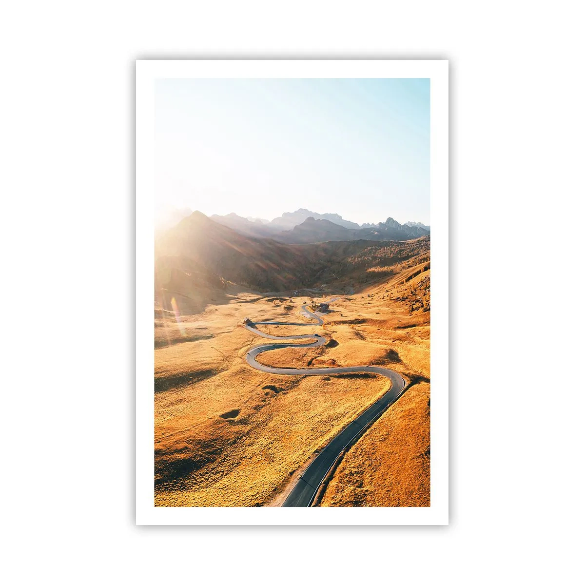 Poster - In einem goldenen Tal - 61x91 cm