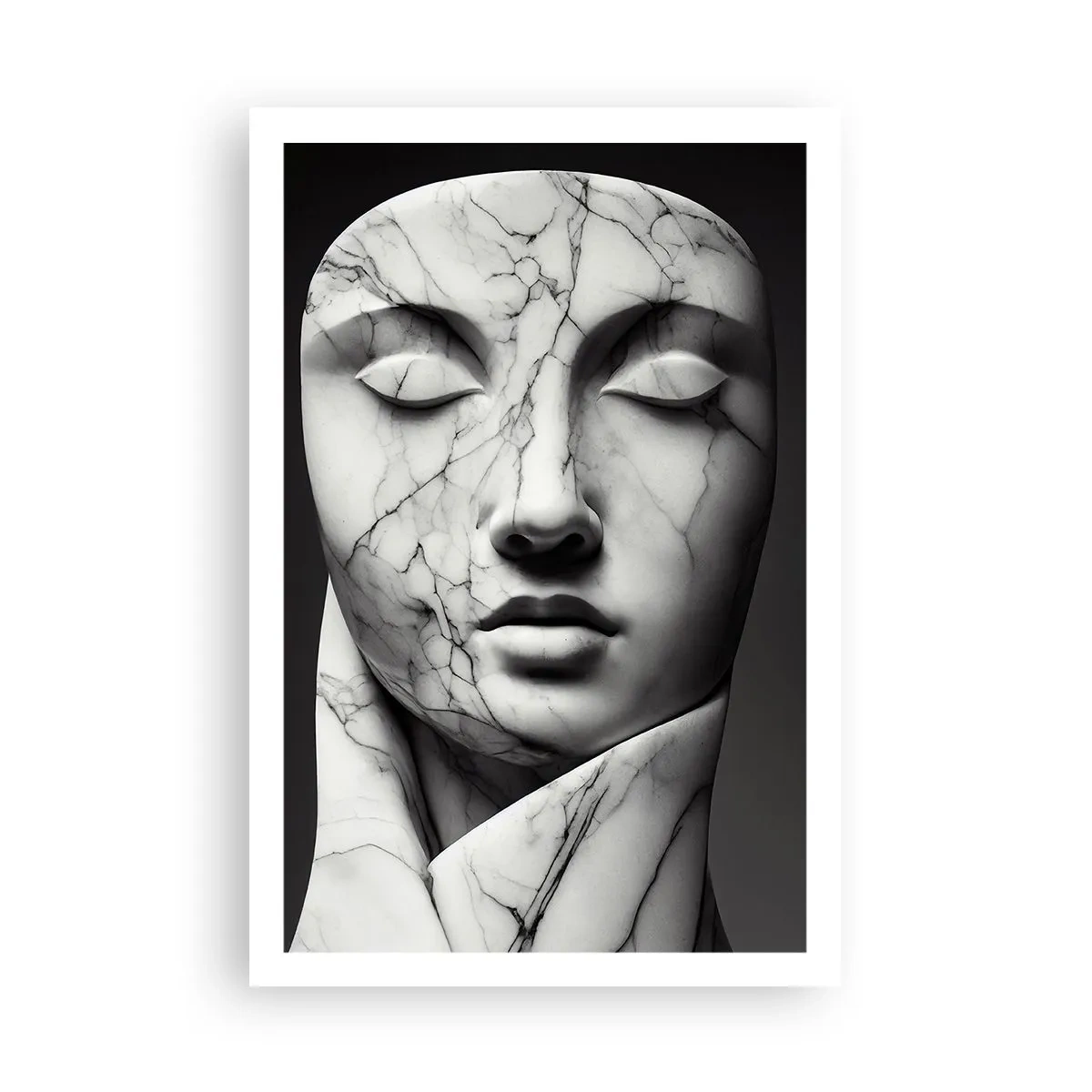 Poster - Marmorformen - 61x91 cm