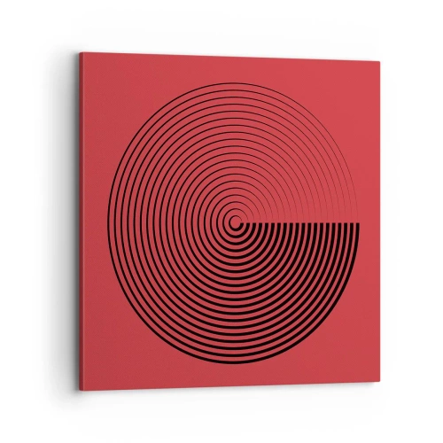 Bild auf Leinwand - Leinwandbild - Kreisbewegung - 70x70 cm