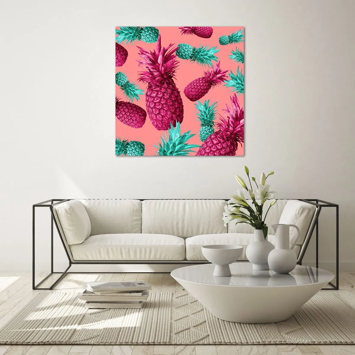 Glasbild - Bild auf glas - Freiheit ist süß - 60x60 cm