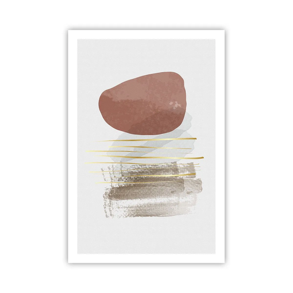 Poster - Abstrakte Kolonnade - 61x91 cm