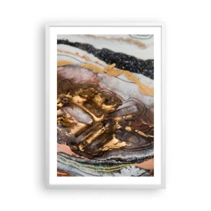Poster in einem weißen Rahmen - Das Element der Erde - 50x70 cm