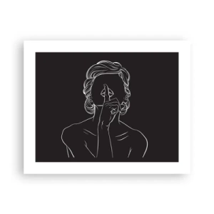 Poster - Schönheit erblüht in der Stille - 50x40 cm