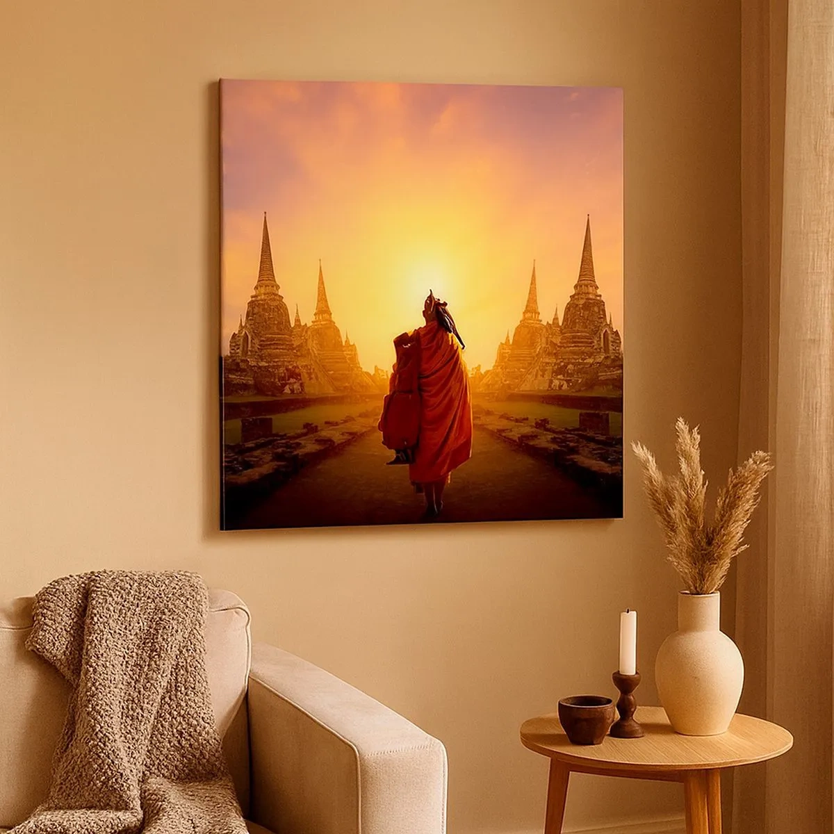 Bild auf Leinwand - Leinwandbild - In Frieden für die Ewigkeit - 30x30 cm