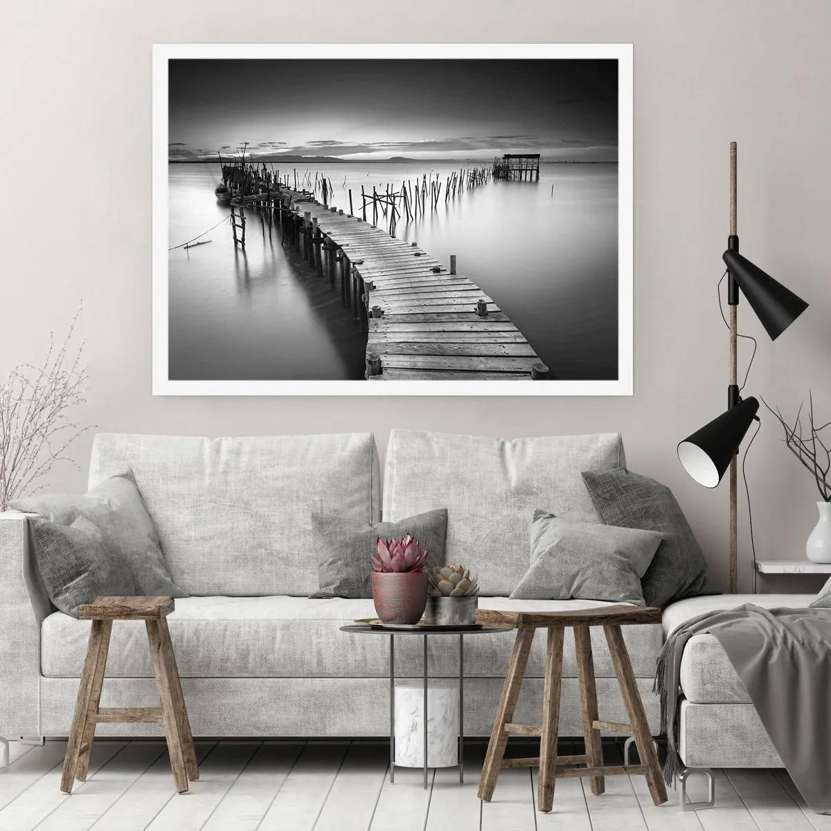 Poster - Der Frieden eines vergessenen Ufers - 40x30 cm