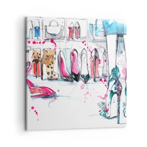 Bild auf Leinwand - Leinwandbild - Sesam, mach auf - 60x60 cm