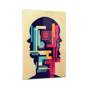 Glasbild - Bild auf glas - Neue Anleihen - 80x120 cm