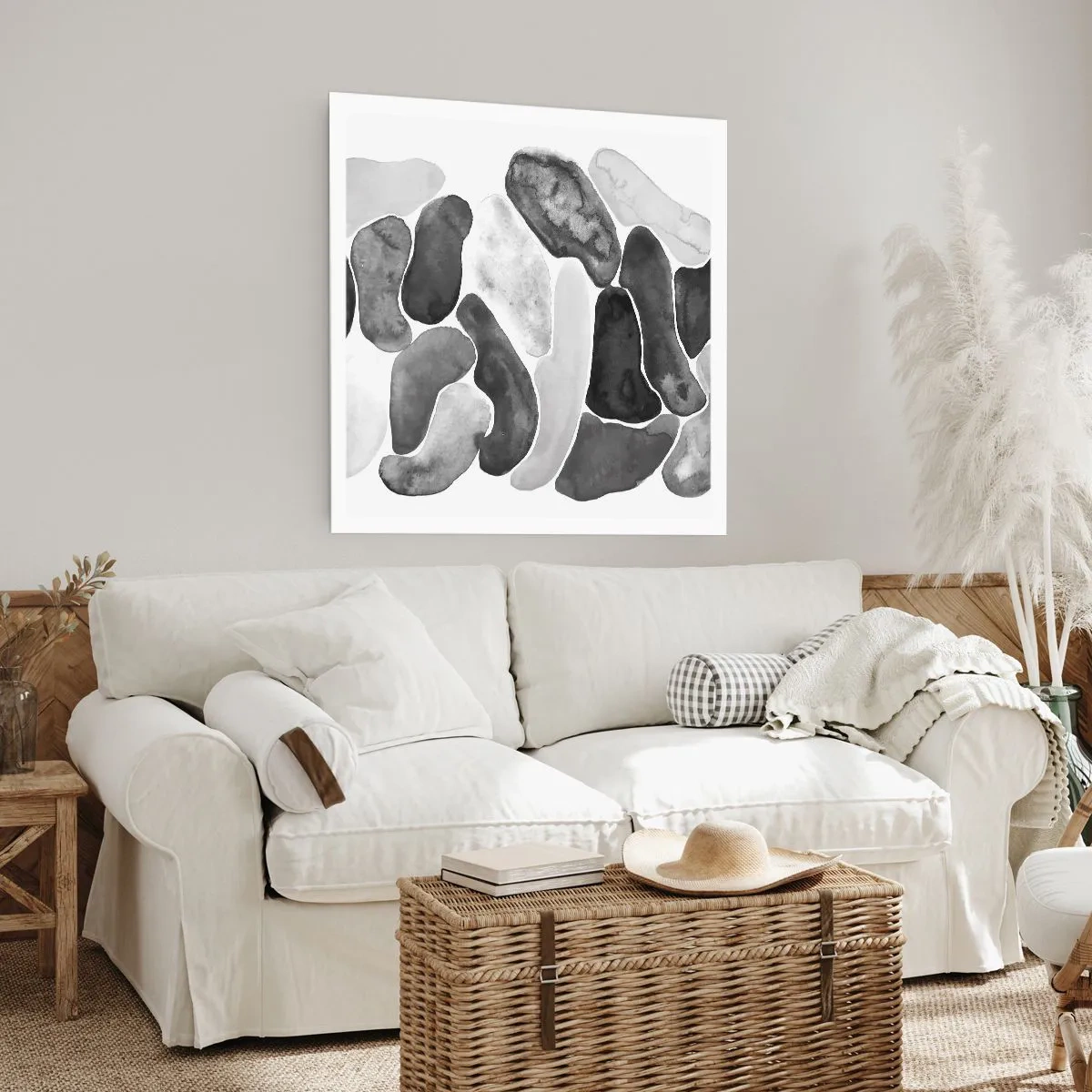 Poster - Felsige Abstraktion - 40x40 cm