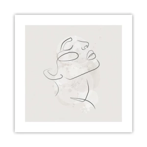 Poster - Die Umrisse eines Traums - 40x40 cm