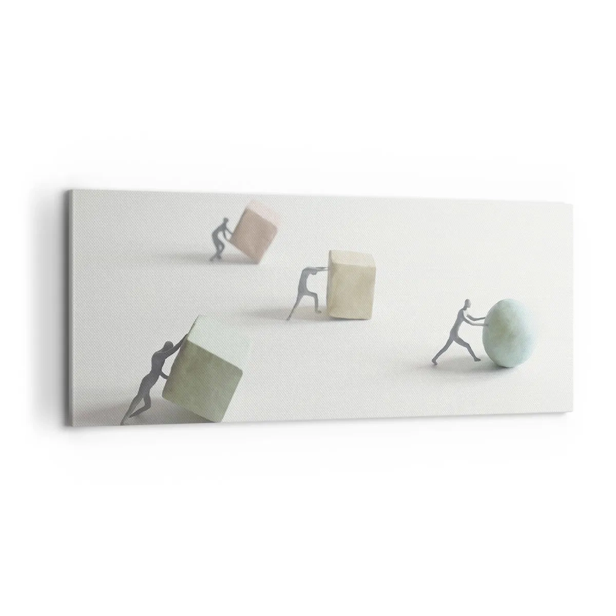 Bild auf Leinwand - Leinwandbild - Pures Leben - 100x40 cm