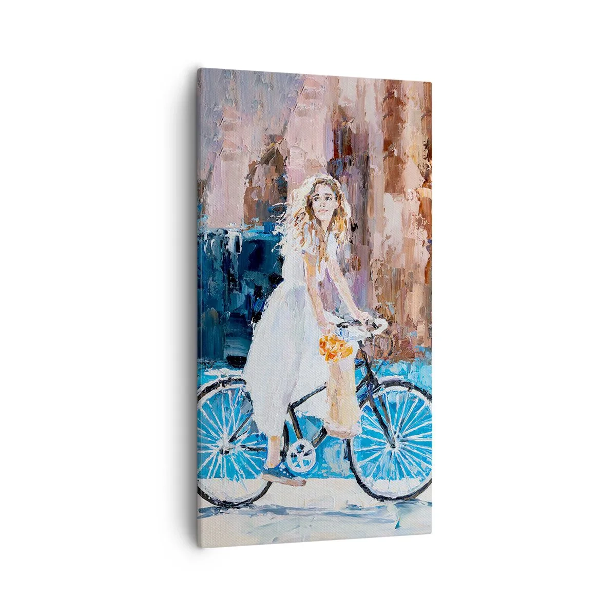 Bild auf Leinwand - Leinwandbild - Freude am Morgen - 55x100 cm