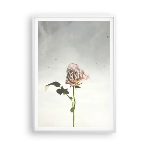 Poster in einem weißen Rahmen - Begrüßung des Frühlings - 70x100 cm