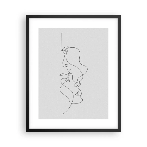 Poster in einem schwarzem Rahmen - Die Hitze bitterer Begierden - 40x50 cm