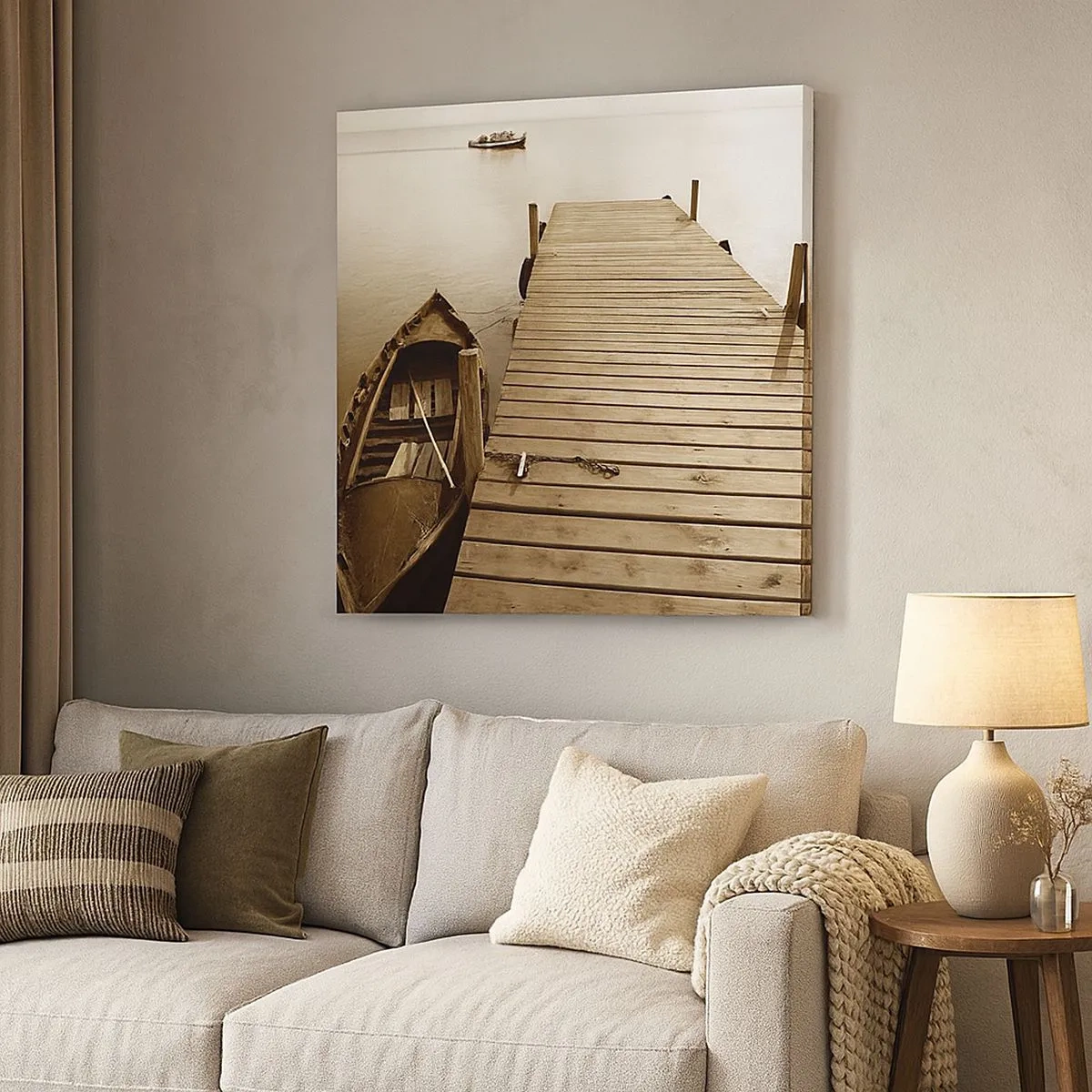 Bild auf Leinwand - Leinwandbild - Großer Frieden - 30x30 cm