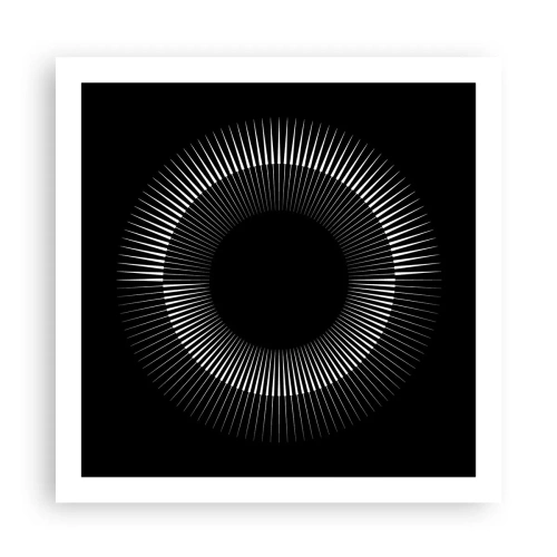 Poster - Schwarze Sonne - 60x60 cm