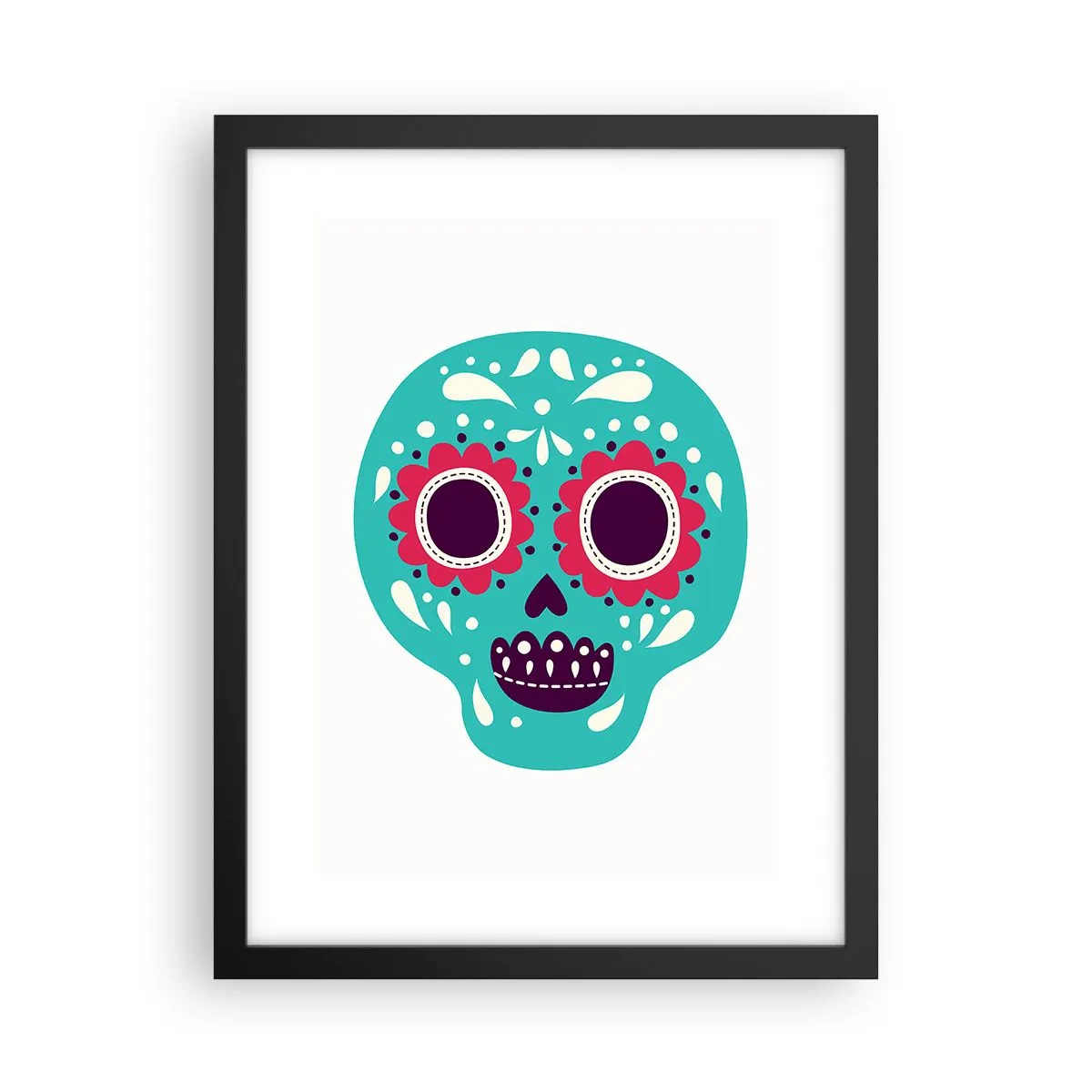 Poster in einem schwarzem Rahmen - Das Leben – Spaß bis zum Tod - 30x40 cm