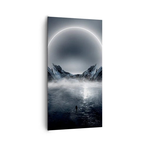 Bild auf Leinwand - Leinwandbild - Ende der Geschichte - 65x120 cm