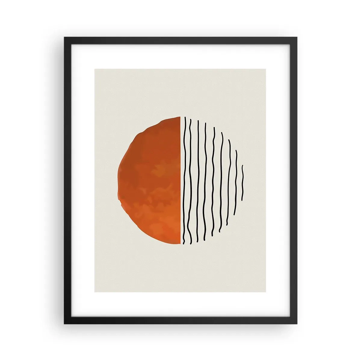 Poster in einem schwarzem Rahmen - Im japanischen Klima - 40x50 cm