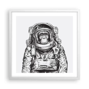 Poster in einem weißen Rahmen - Alternative Evolution - 50x50 cm