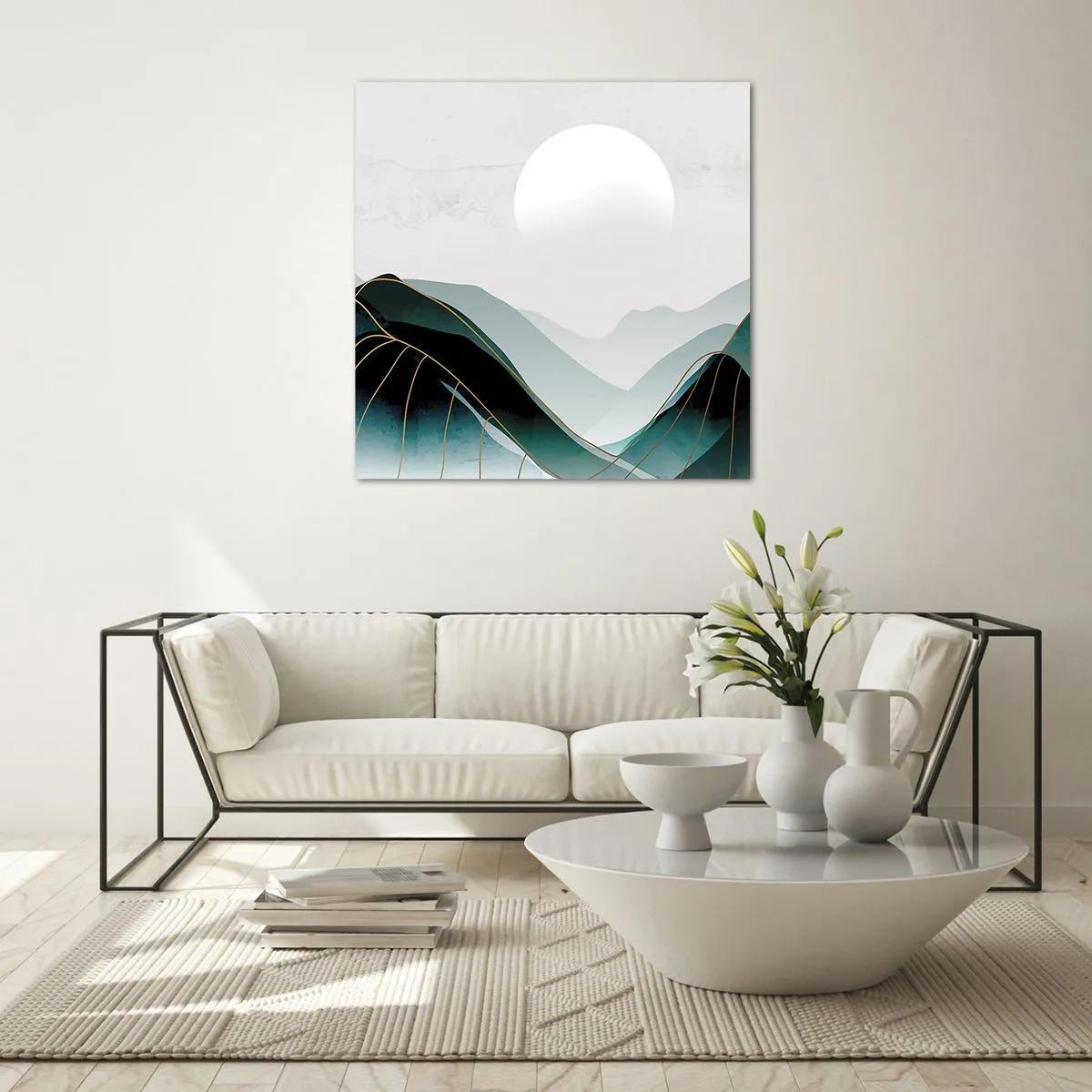 Glasbild - Bild auf glas - In voller Majestät - 70x70 cm