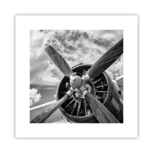 Poster - Eroberer der Lüfte - 30x30 cm