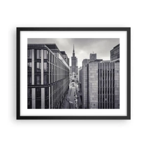 Poster in einem schwarzem Rahmen - Warschauer Tal - 50x40 cm