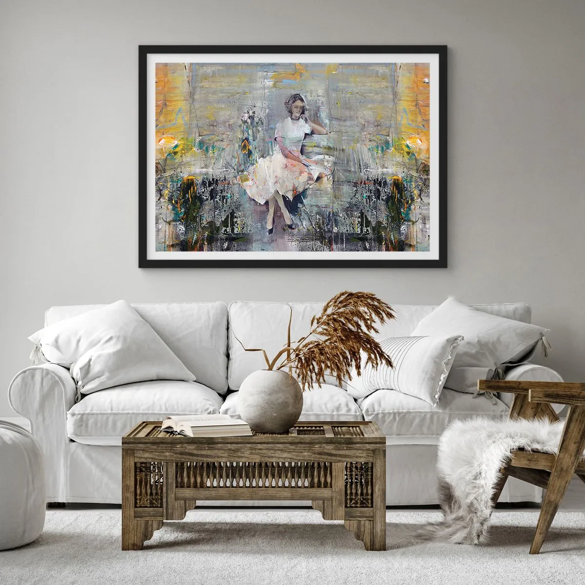 Poster in einem schwarzem Rahmen - Klassisch und modern - 40x30 cm
