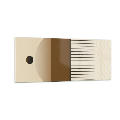 Glasbild - Bild auf glas - Verschiedene Staaten - 100x40 cm