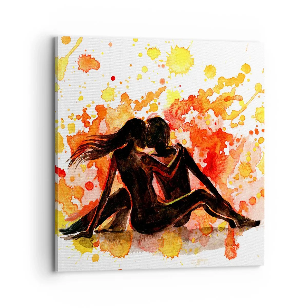 Bild auf Leinwand - Leinwandbild - Und es war Licht - 70x70 cm