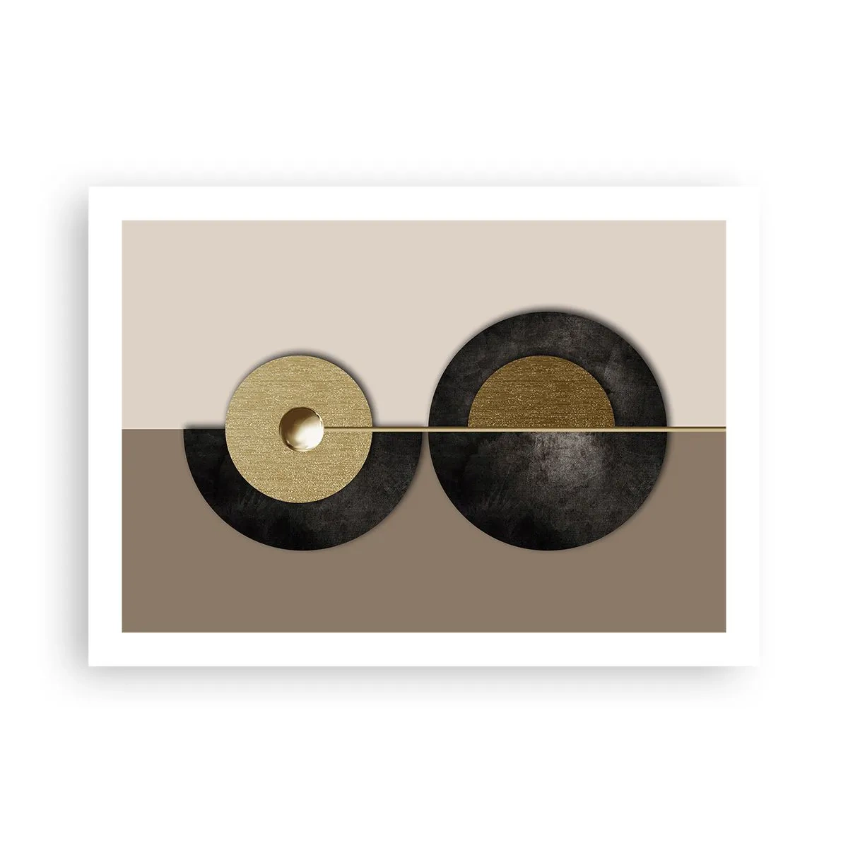 Poster - Variationen rund um den Kreis - 70x50 cm