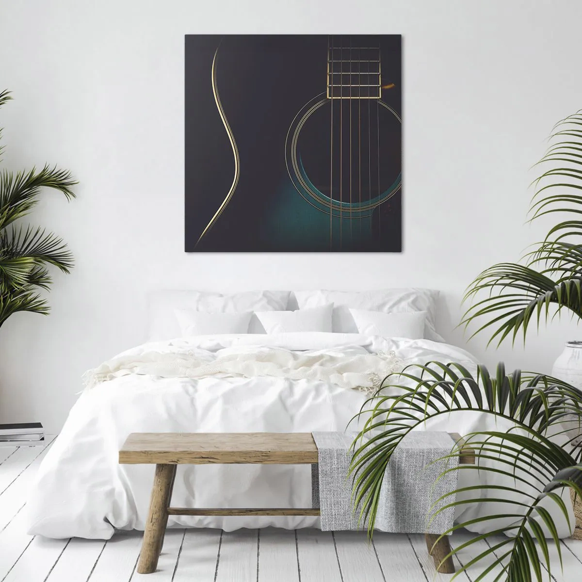 Bild auf Leinwand - Leinwandbild - Einen Moment bevor es ertönt - 50x50 cm