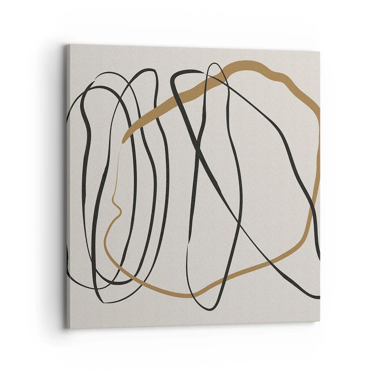 Bild auf Leinwand - Leinwandbild - Komposition – Looptanz - 70x70 cm