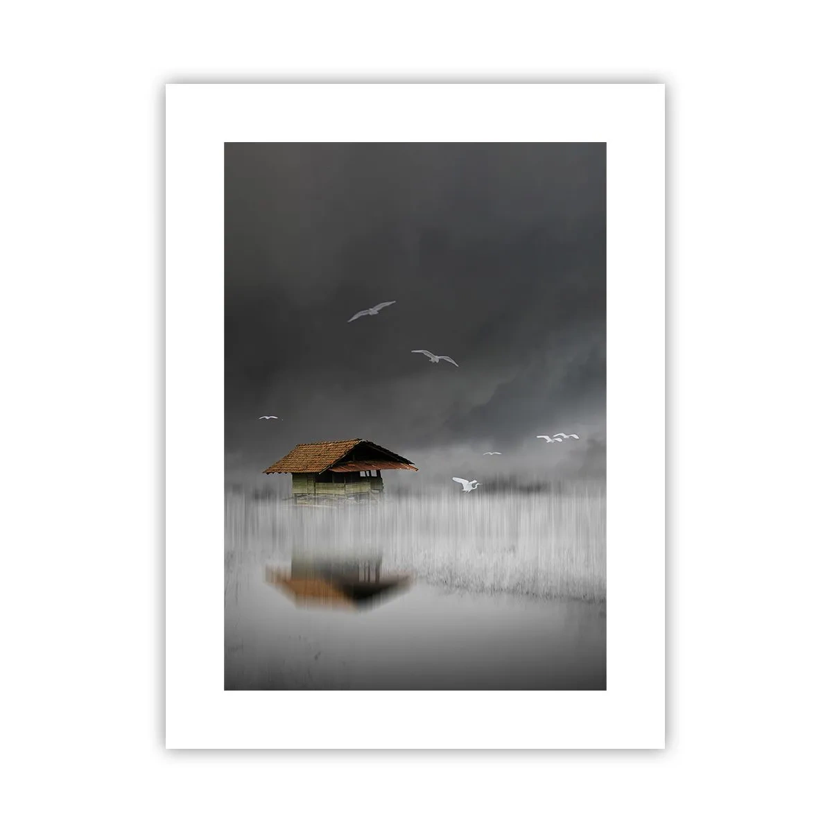 Poster - Schutz vor Regen - 30x40 cm