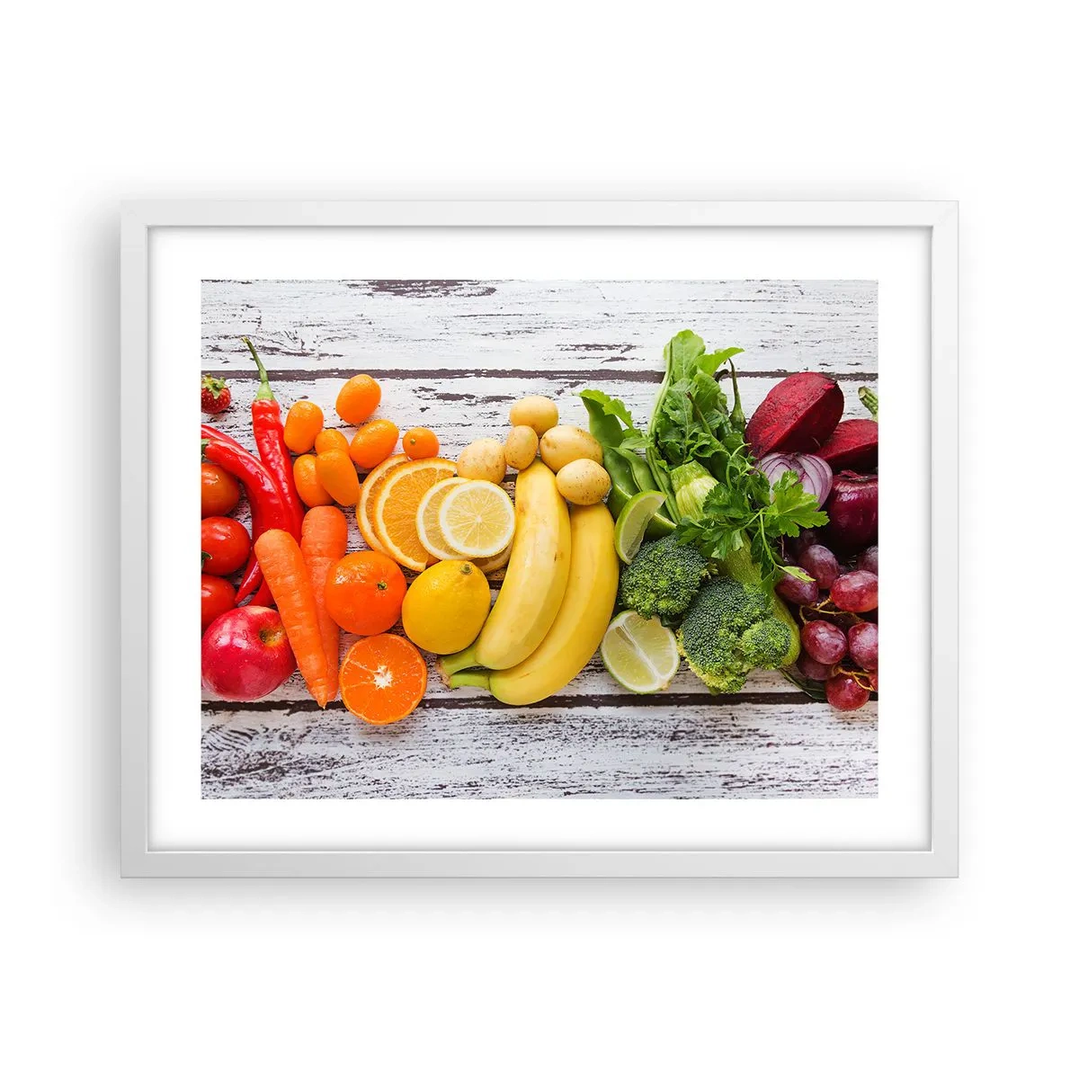 Poster in einem weißen Rahmen - Es ist nicht genug? - 50x40 cm